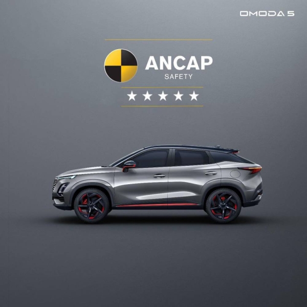 OMODA 5 sets new safety benchmarks, secures E-NCAP and A-NCAP global 5-star safety certification