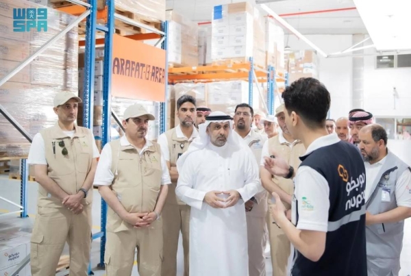 Minister of Health Fahd Al-Jalajel made an inspection tour of the health facilities and services at the Holy Sites on Tuesday.


