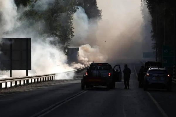 Fire near Kiryat Shmona