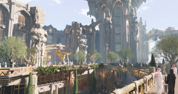 Mek Castle at the Gaming & Esports District in Qiddiya city. (Supplied)