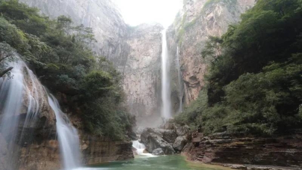 The Yuntai Mountain Waterfall is billed as the tallest uninterrupted waterfall in China