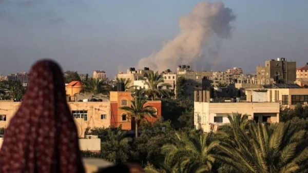 Israeli forces carried out strikes in the central Gaza Strip on Tuesday