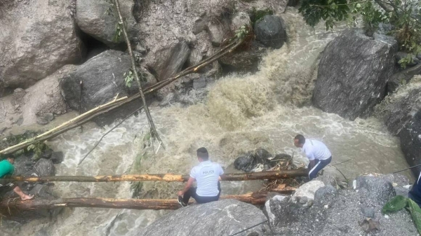 Landslides and heavy rainfall batter the northeastern Indian state of Sikkim on June 13, 2024