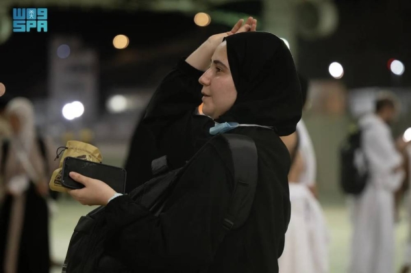 Pilgrims start the ritual of stoning at Jamarat on Sunday, the Day of Sacrifice, during which they perform four main rituals of the annual pilgrimage.
