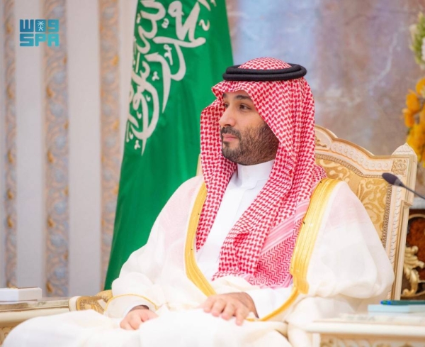 Crown Prince and Prime Minister Mohammed bin Salman attends the annual Hajj reception at Mina Palace on Sunday.
