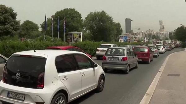 Split was one of several cities where traffic light failures caused gridlock