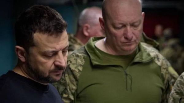 President Zelensky appointed Lt-Gen Yuriy Sodol (right) earlier this year