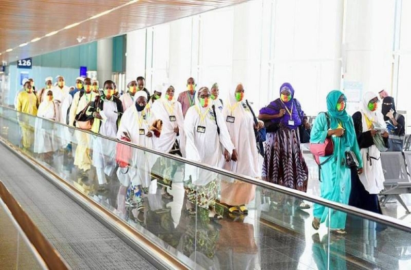 The guest pilgrims leave via Madinah airport.