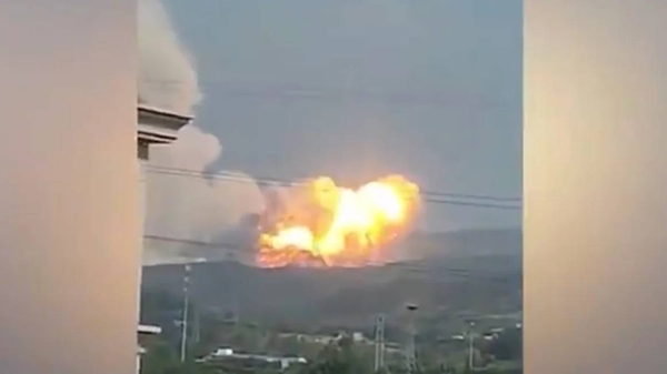 Space Pioneer's Tianlong-3 rocket crashed after detaching from its launch pad during a test