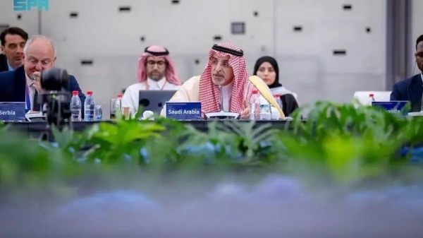 Fahd Al-Rabadi, head of the National Data Management Office at the Saudi Data and Artificial Intelligence Authority (SDAIA), speaking at the International Conference on Artificial Intelligence and the High-Level Meeting on International Governance of Artificial Intelligence 2024, held from July 4 to 6, 2024, in Shanghai.