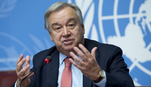 UN Secretary General Antonio Guterres.