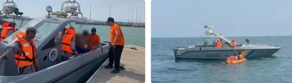 Two citizens rescued after boat breakdown in Asir