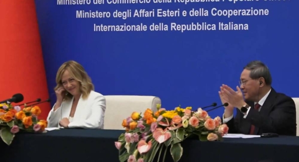 Italy, China sign three-year action plan to strengthen economic ties