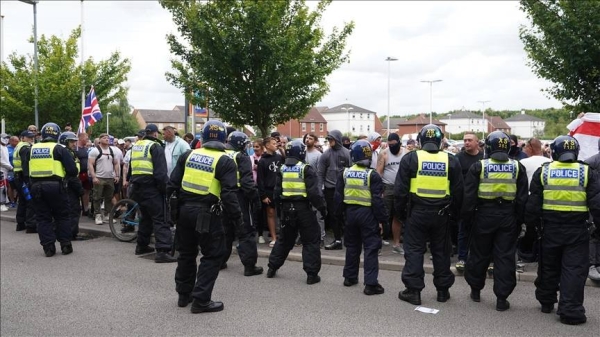 Over 100 arrested in UK after far-right protests turn violent