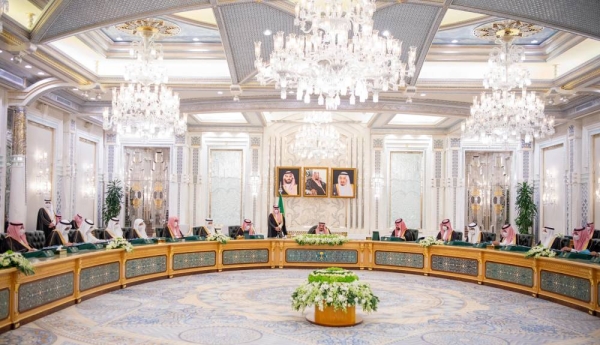 Custodian of the Two Holy Mosques King Salman chairs the weekly session of the Council of Ministers in Jeddah on Tuesday.
