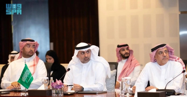 Saudi Minister of Health Minister Fahd Al-Jalajel leading the inaugural strategic dialogue between Saudi Arabia and World Health Organization.
