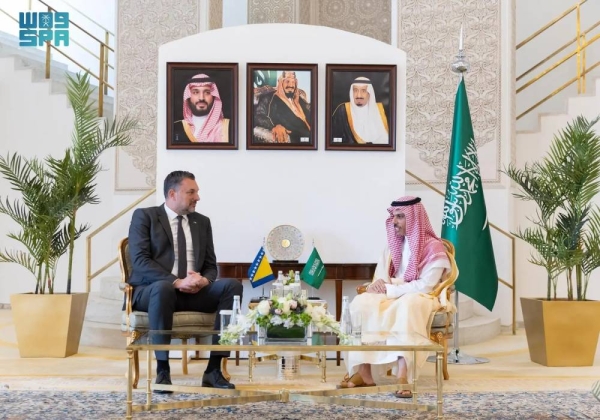 Saudi, Bosnian FMs discuss ways to intensify bilateral cooperation