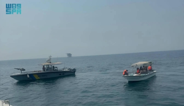 Border guards rescue four citizens after boat breakdown in Jubail