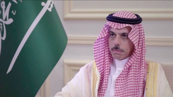 Saudi Foreign Minister Prince Faisal bin Farhan.