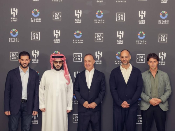 The partnership was formalized in London between Al Hilal, represented by its Chairman Fahad bin Nafel, and DAZN, represented by Kacy Grine, President of DAZN for the Middle East and North Africa.