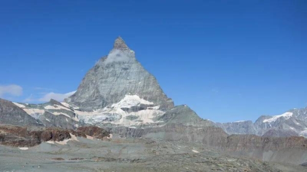 The Matterhorn mountain sits on the border between Italy and Switzerland, near the area that will be changed