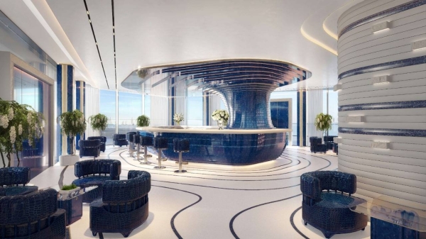 NEOM has revealed exquisite interior designs for the Sindalah Yacht Club, offering a glimpse into the jewel of the island’s marina.