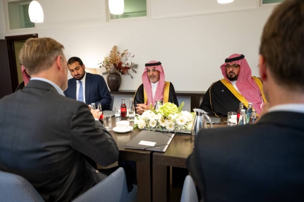 Saudi ministers of finance and economy meet German finance minister