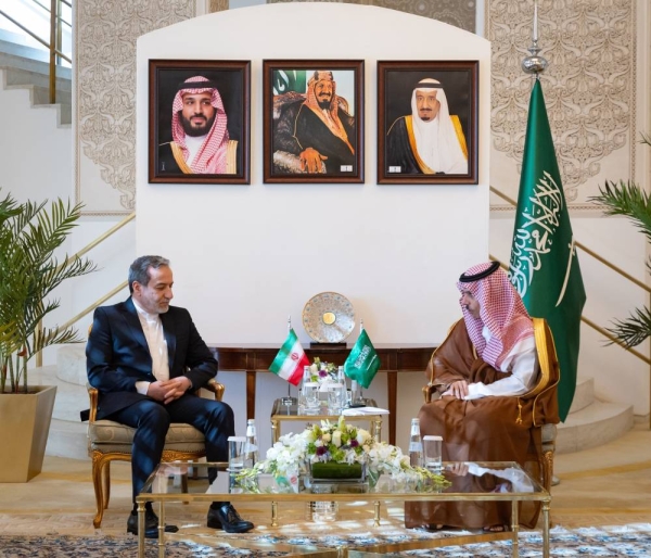 Saudi and Iranian foreign ministers discuss regional developments in Riyadh