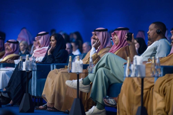 Minister of Culture Prince Badr bin Abdullah inaugurates 2nd Saudi Film Confex in Riyadh on Wednesday.