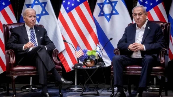 US President Joe Biden met with Benjamin Netanyahu in Tel Aviv on 18 October 2023 - just days after Hamas killed some 1,200 Israelis