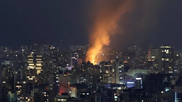 The Israeli strikes hit residential buildings in Bachoura's two densely packed neighborhoods