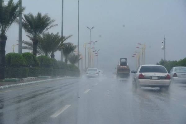 The Makkah region is expected to experience moderate to heavy rainfall, accompanied by flash floods, hail, and strong winds. 