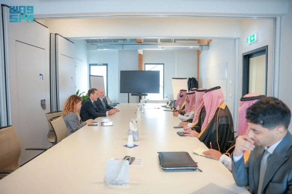 Saudi Minister of Industry and Mineral Resources Bandar Alkhorayef attends the meeting of ALISEI officials in Milan, Italy on Tuesday.