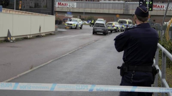 Police arrested a 13-year-old after shots were fired in this quiet area of Gothenburg last week