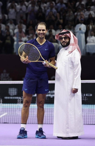 The Chairman of the General Entertainment Authority, Turki Al-Sheikh, crowned world number one Italian tennis player Jannik Sinner as the champion of the Six Kings Grand Slam.