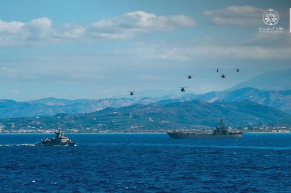 The Royal Saudi Naval Forces participated in a joint naval and air exercise, titled 'Medusa 13' that concluded on the Greek island of Crete in the Mediterranean.