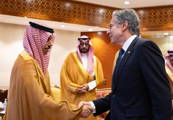 Prince Faisal, Blinken discuss regional developments in Gaza and Lebanon during Riyadh meeting