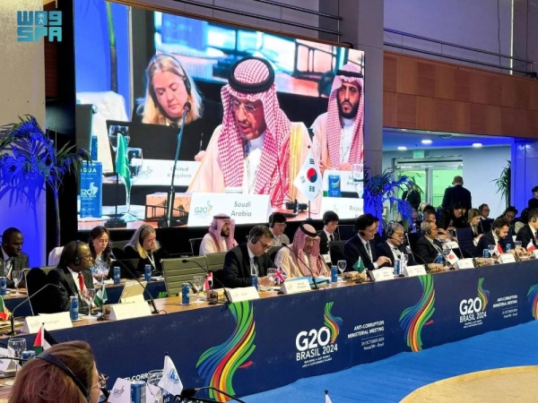 Mazin Al-Kahmous emphasized the importance of enhancing international cooperation to effectively combat corruption during his address at a ministerial meeting in Natal, Brazil, on Thursday.