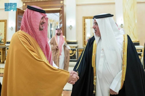 Bahrain Crown Prince receives Saudi Interior Minister