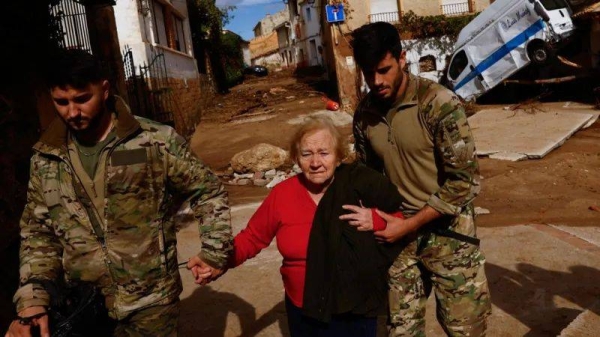 The small municipality of Letur was badly hit by the floods