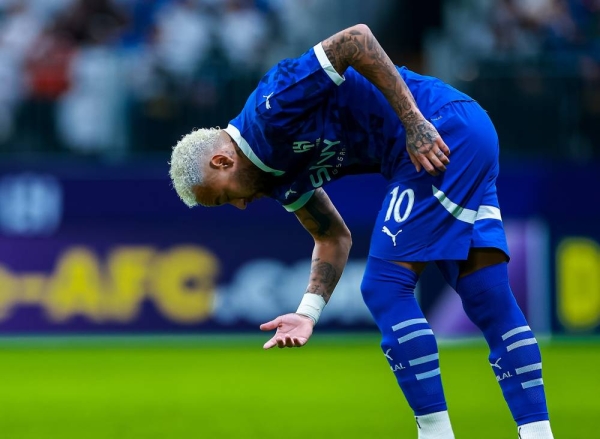 Neymar exits Al Hilal match with muscle injury, leaving fans disappointed