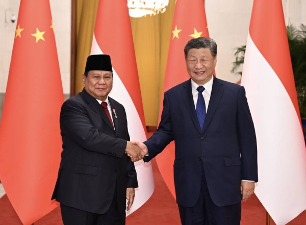 Indonesia’s Subianto pledges strong ties with China during Beijing visit