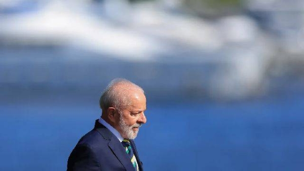 Luiz Inácio Lula da Silva is seen at the G20 Summit 2024 in Rio de Janeiro, Brazil on November 18