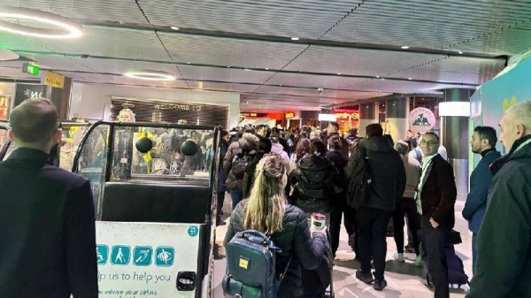 The evacuation has created travel chaos on one of the busiest days of the week for travellers