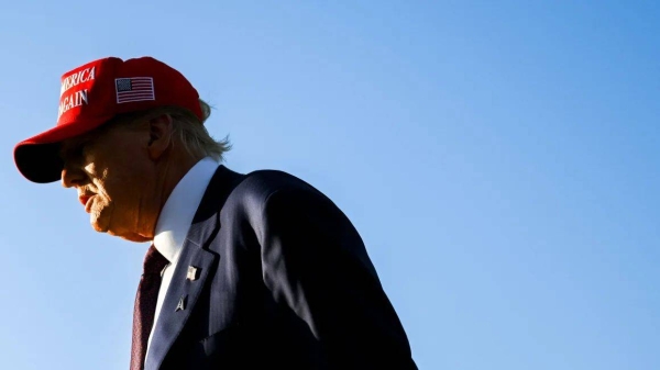 President-elect Donald Trump on November 19, 2024, in Brownsville, Texas