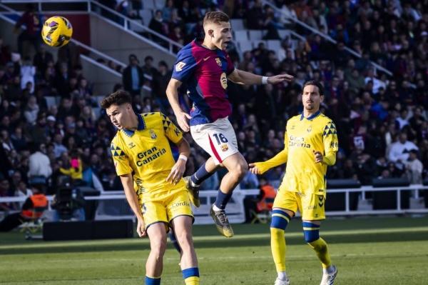 Las Palmas stuns Barcelona with 2-1 victory, ending 16-match winless streak