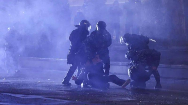 Police have been accused of using disproportionate force and of deliberately targeting protesters' faces and heads