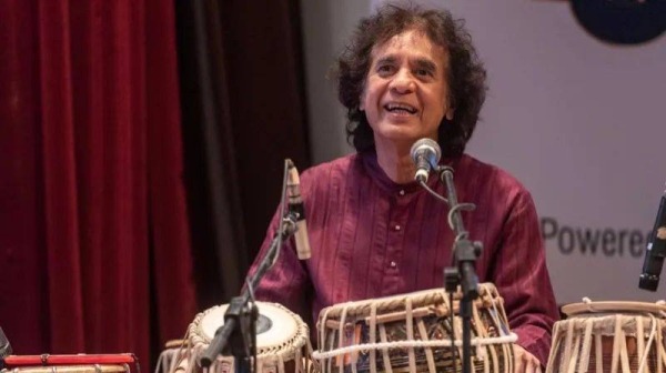 Zakir Hussain was a four-time Grammy award winner