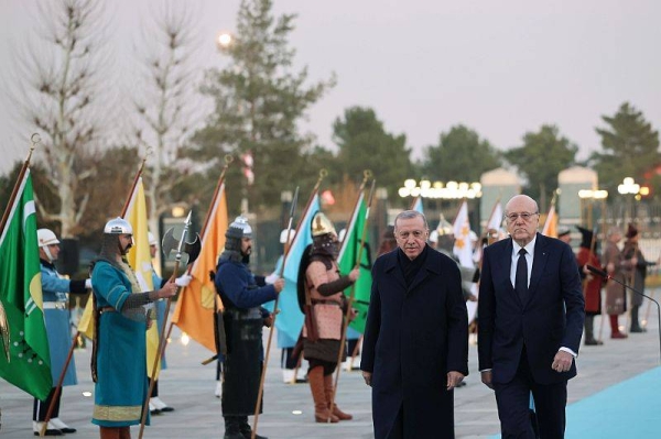 Turkish President Erdoğan hosts Lebanese PM Mikati in Ankara