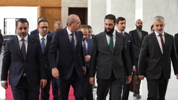 Regional envoys engage Syria's new leader in talks on rebuilding efforts